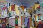 © S. Blumin, Roof Tops, signed, unframed author's print of oil paiting, 1987 (click to enlarge) © S. Blumin, Roof Tops, signed, unframed author's print of oil paiting, 1987 (click to enlarge)
